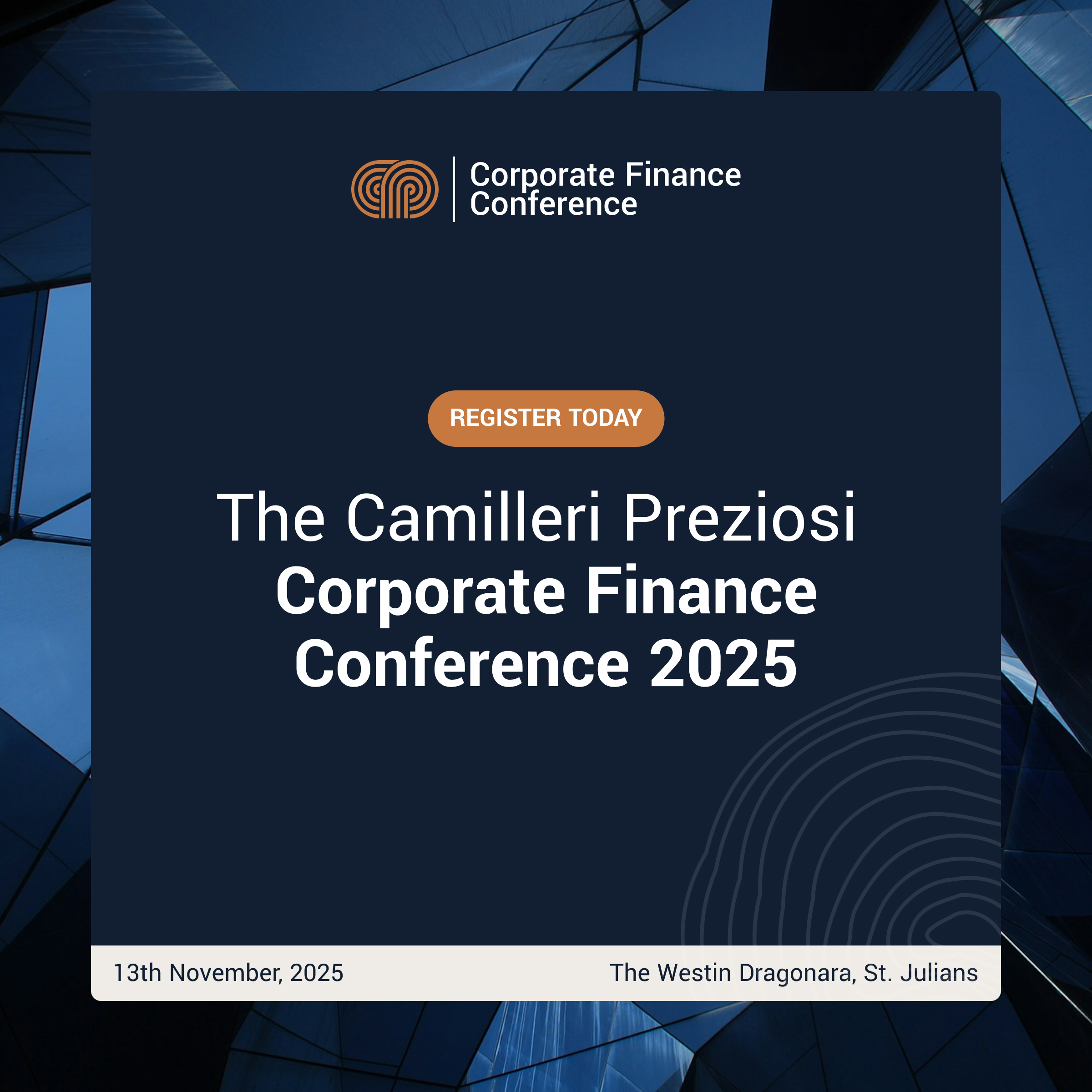 The Camilleri Preziosi Corporate Finance Conference 2025